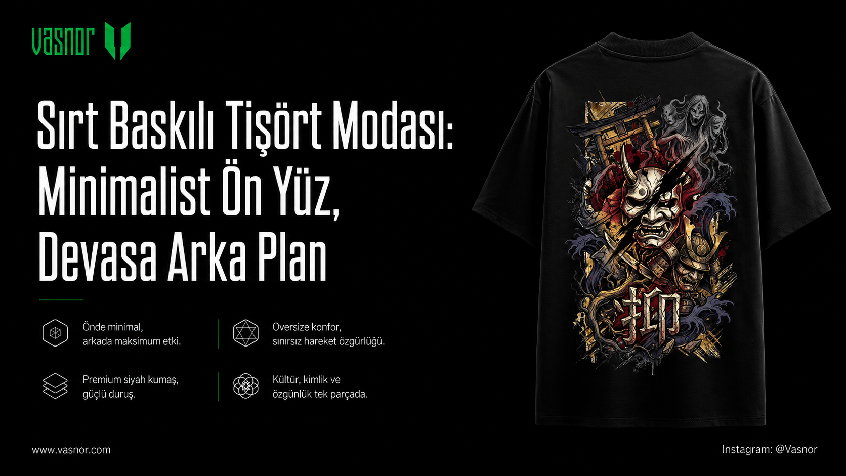 Sırt Baskılı Tişört Modası: Minimalist Ön Yüz, Devasa Arka Plan