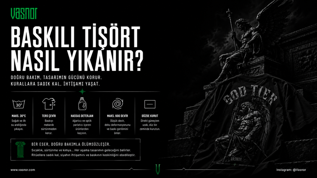 Baskılı Tişört Nasıl Yıkanır?